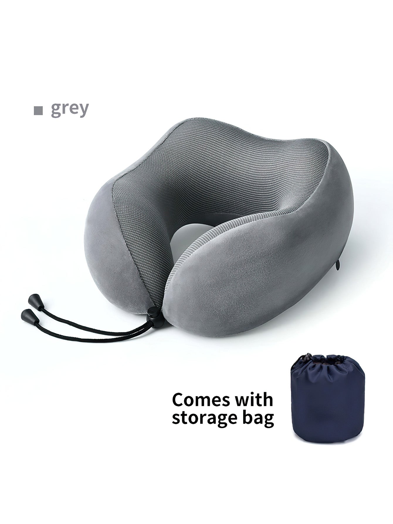 Premium U-Shaped Memory Foam Travel Neck Pillow