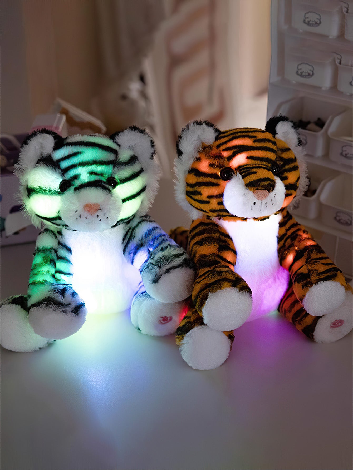 Glowing Plush Tiger Night Companion - 2 Style