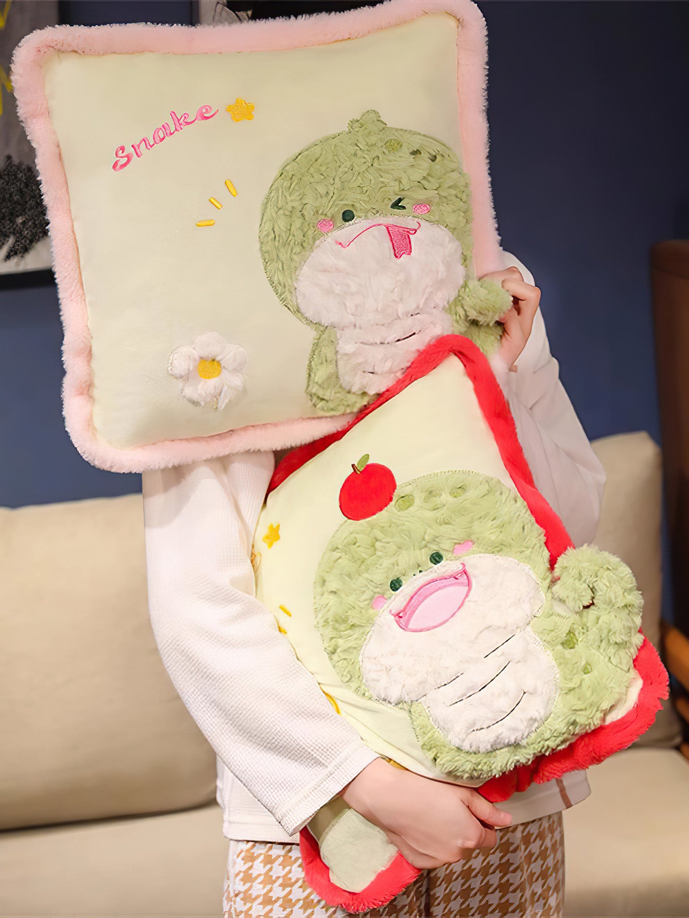 Cozy 2-in-1 Pillow and Hand Warmer Blanket - 4 Style