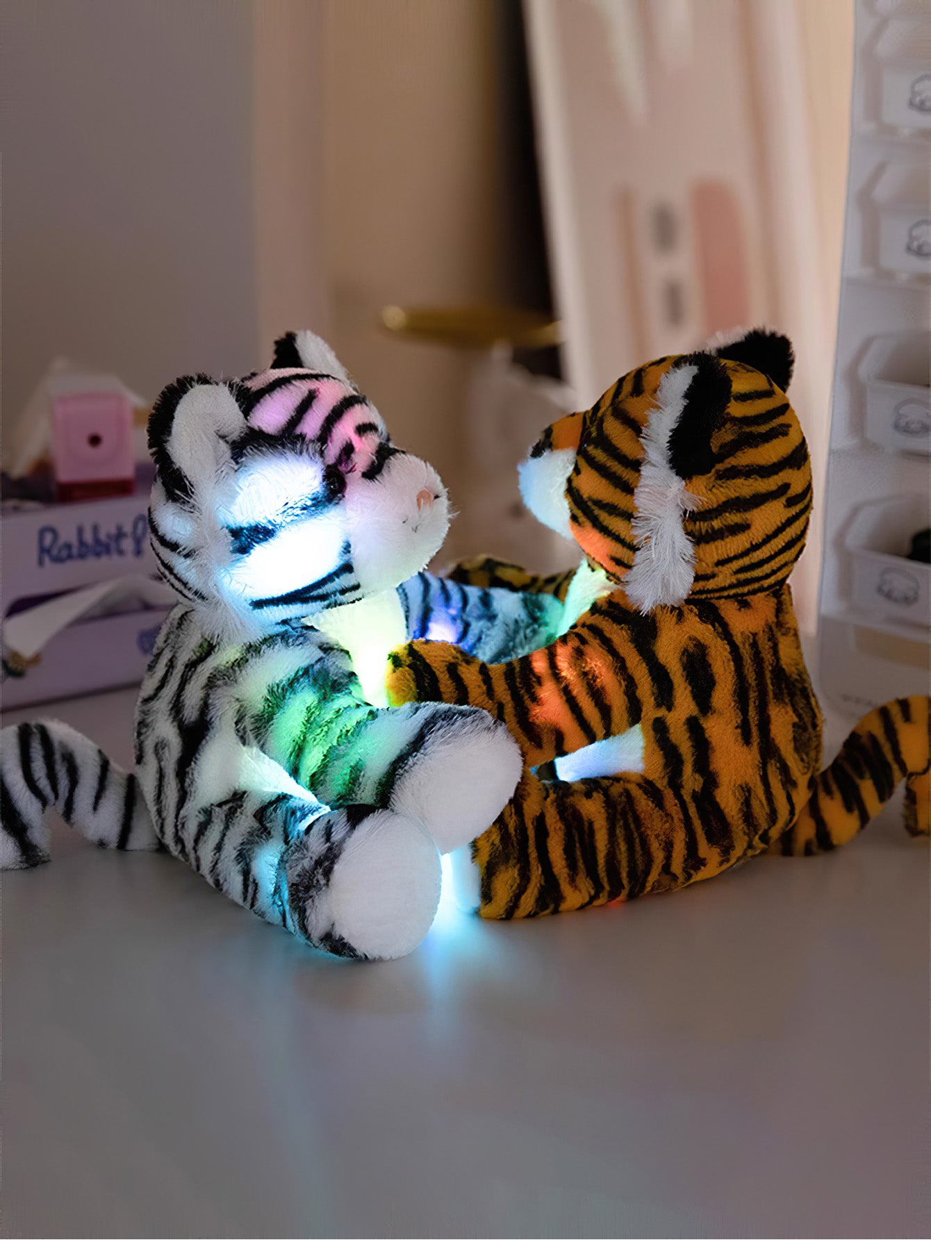 Glowing Plush Tiger Night Companion - 2 Style